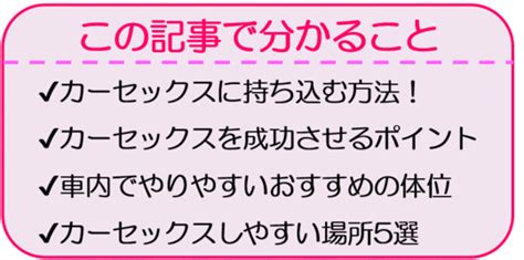 【ヤリチンが教える】カーセックスで本当に使える7つの体位！。